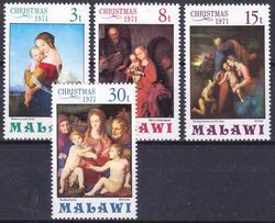 Malawi 1971  Weihnachten: Madonnen-Gemlde