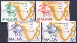Malawi 1974  100 Jahre Weltpostverein (UPU)