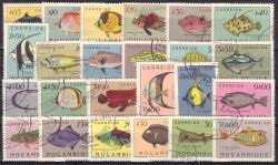 Mocambique 1951  Freimarken: Einheimische Fische