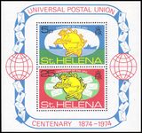 St. Helena 1974  100 Jahre Weltpostverein (UPU)