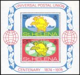 St. Helena 1974  100 Jahre Weltpostverein (UPU)