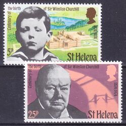 St. Helena 1974  100. Geburtstag von Winston Spencer Churchill