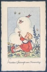 Künstlerkarte - Luise Scherbauer - Namenstag