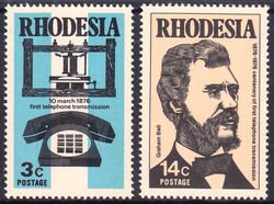 Simbabwe 1976  100 Jahre Telefon