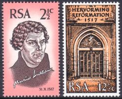 Sdafrika 1967  450. Jahrestag der Reformation