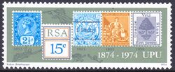 Sdafrika 1974  100 Jahre Weltpostverein (UPU)