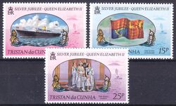 Tristan da Cunha 1977  25 Jahre Regentschaft von Knigin Elisabeth II.