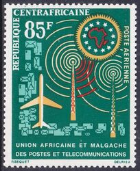Zentralafrika 1963  Post- und Fernmeldeunion