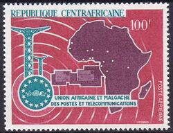 Zentralafrika 1967  Post- und Fernmeldeunion