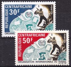 Zentralafrika 1969  50 Jahre Internationale Arbeitsorganisation (ILO)