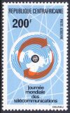 Zentralafrika 1973  Weltfernmeldetag