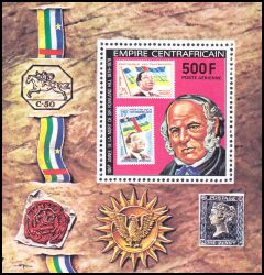 Zentralafrika 1978  100. Todestag von Sir Rowland Hill (I)