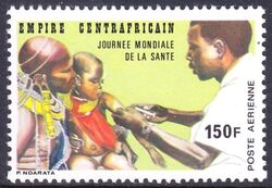 Zentralafrika 1977  Weltgesundheitstag