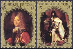 Tschad 1971  Knige und Persnlichkeiten des franz. Hofes