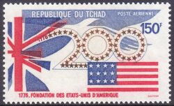Tschad 1975  200 Jahre Unabhängigkeit der Vereinigten Staaten
