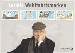 2011  Postamtliches Erinnerungsblatt - Loriots Wohlfartsmarken