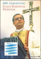 2013  Postamtliches Erinnerungsblatt - Julius Kardinal Döpfner