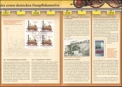 2013  Postamtliches Erinnerungsblatt - 175 Jahre Dampflokomotive