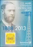 2013  Postamtliches Erinnerungsblatt - Heinrich Hertz