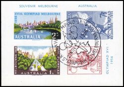 Australien 1956  Olympische Sommerspiele in Melbourne