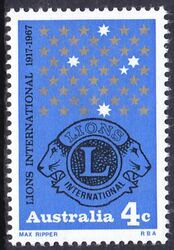 Australien 1967  50 Jahre Lions International