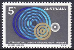Australien 1969  50 Jahre Internationale Arbeitsorganisation (ILO)