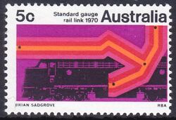 Australien 1970  Eisenbahn-Standard-Spurweite