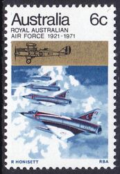 Australien 1971  50 Jahre australische Luftwaffe
