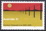 Australien 1972  100 Jahre Überland-Telegrafenleitung