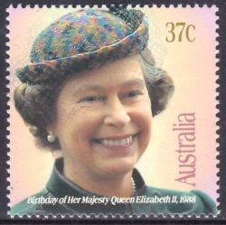 Australien 1988  62. Geburtstag von Königin Elisabeth II.