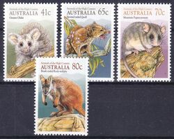 Australien 1990  Tiere des Hochlandes
