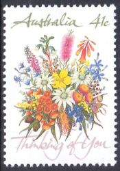 Australien 1990  Grußmarke