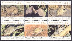 Australien 1992  Freimarken: Gefährdete Tiere