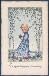 Künstlerkarte - Luise Scherbauer - Namenstag