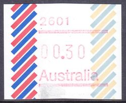 Australien 1984  Automatenmarke mit Postleitzahl
