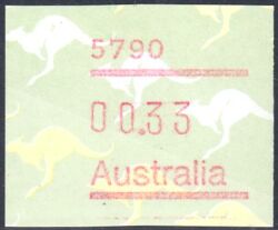 Australien 1985  Automatenmarke: Känguruh