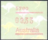 Australien 1985  Automatenmarke: Känguruh