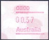 Australien 1987  Automatenmarke: Ameisenigel