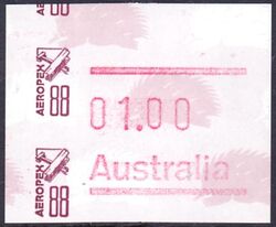 Australien 1988  Briefmarkenausstellung AEROPEX 88