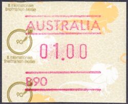 Australien 1990  Internationale Briefmarkenmesse
