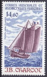 Franz. Antarktis 1987  Segelschiff "J. B. Charcot"