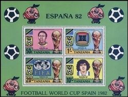 Tansania 1982  Fuball Weltmeisterschaft in Spanien