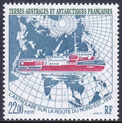 Franz. Antarktis 1993  Das Forschungsschiff L`Astrolabe