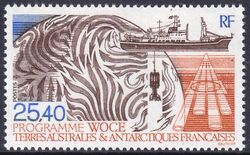 Franz. Antarktis 1992  Forschungsprogramm WOCE