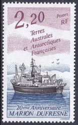 Franz. Antarktis 1993  20 Jahre Versorgungsschiff Marion Dufresne