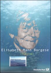 2018  Postamtliches Erinnerungsblatt - Elisabeth Mann Borgese