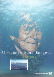 2018  Postamtliches Erinnerungsblatt - Elisabeth Mann Borgese