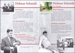 2018  Postamtliches Erinnerungsblatt - Helmut Schmidt