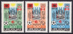 Uruguay 1974  Fußball WM - UPU Kongreß - Olympische Spiele