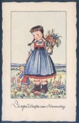 Künstlerkarte - Luise Scherbauer - Namenstag